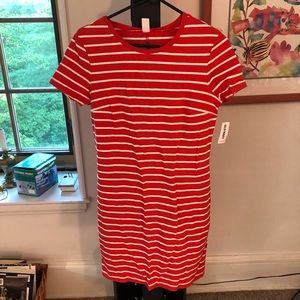 Old Navy - Stripped T-Shirt Dress